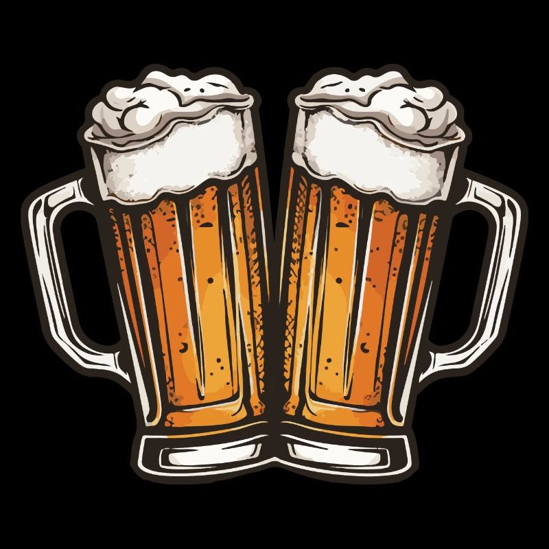 Bierkrug Bier Anstoßen