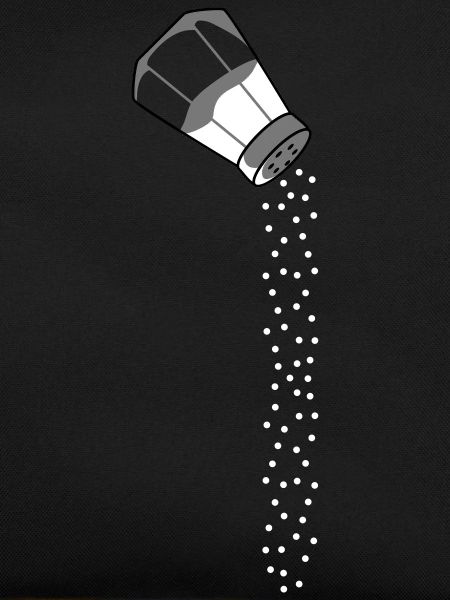 Falling salt design