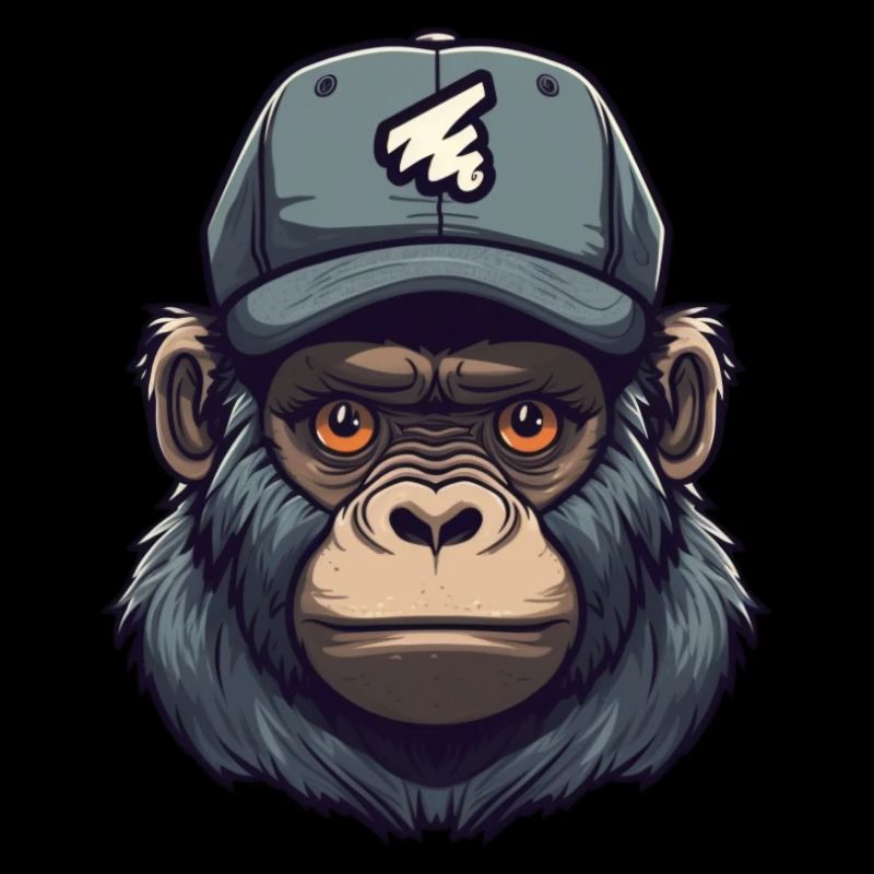 Monkey with cap
