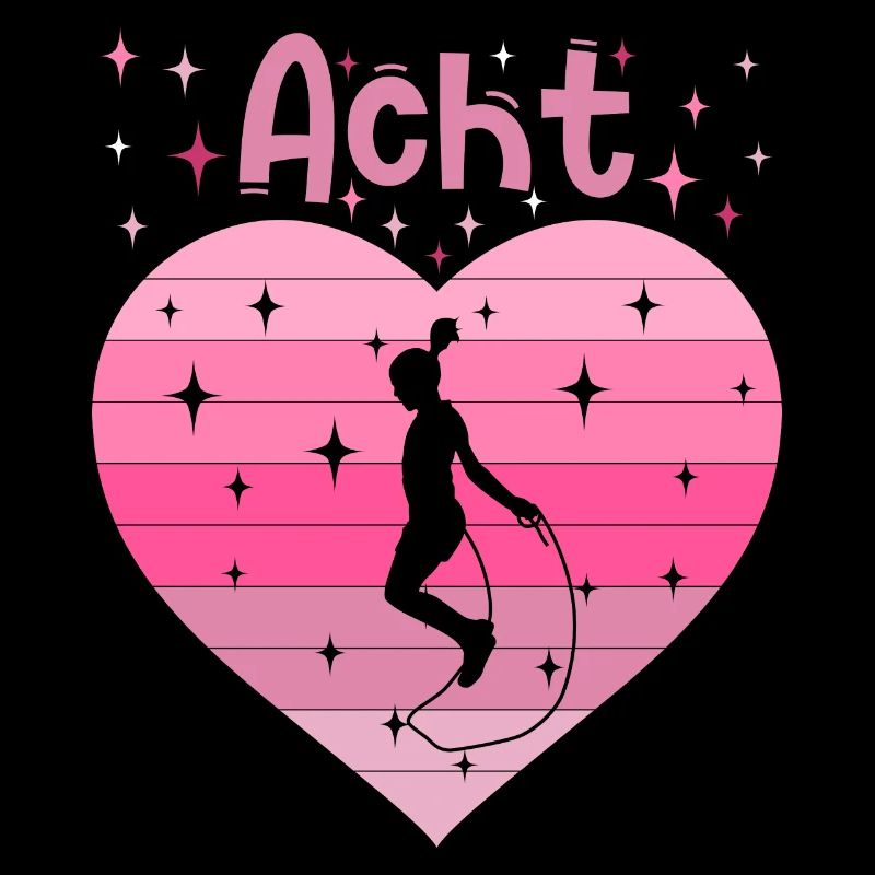 8. Geburstag Seilspringen Mädchen Tochter