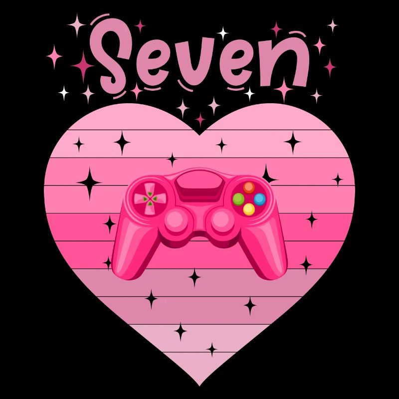 Mädchen Tochter 7. Geburstag Gaming Controller