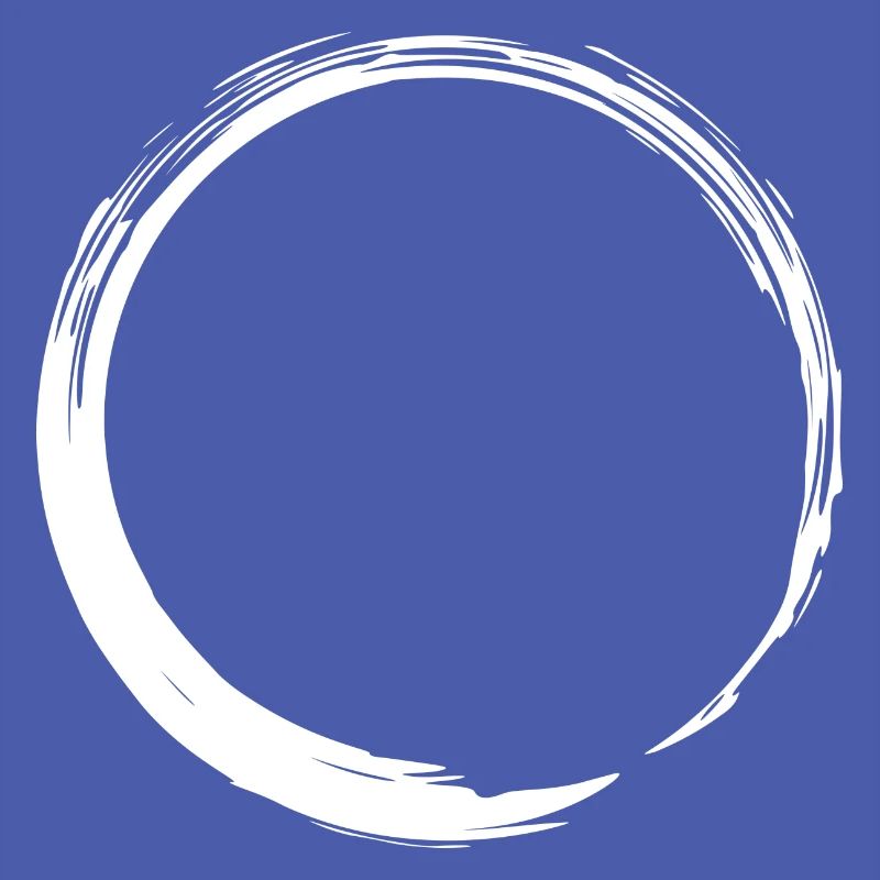 Circle shape circle icon design variant New white