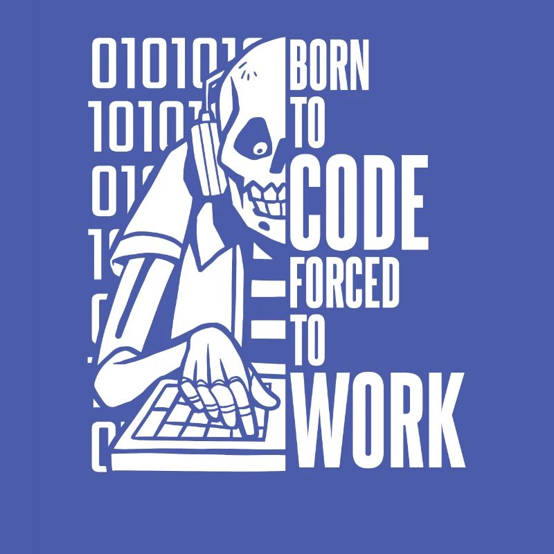 Développeur Coder Programmeur Squelette