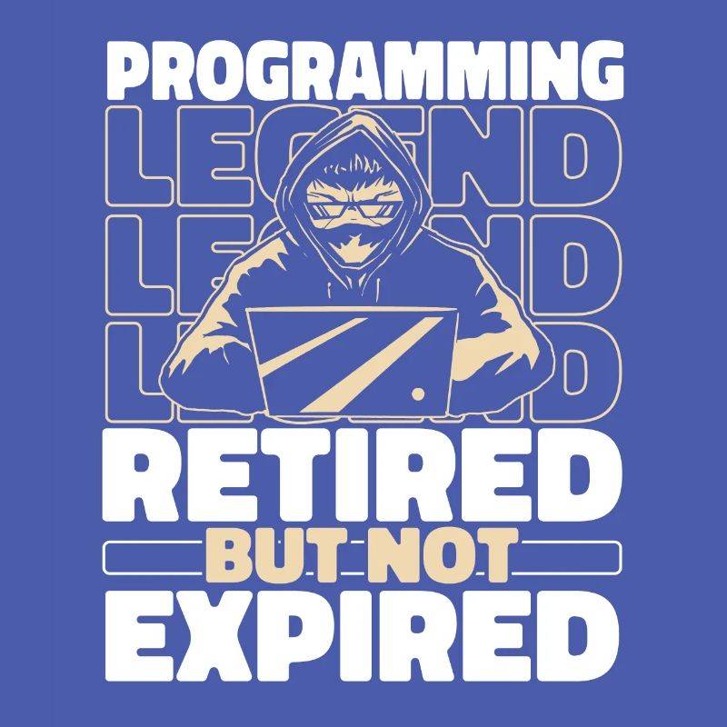 Entwickler Coder Programmierer Im Ruhestand