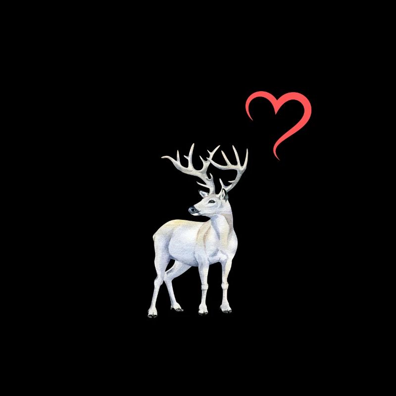 Frau Mädchen Liebe Herz Hirsch