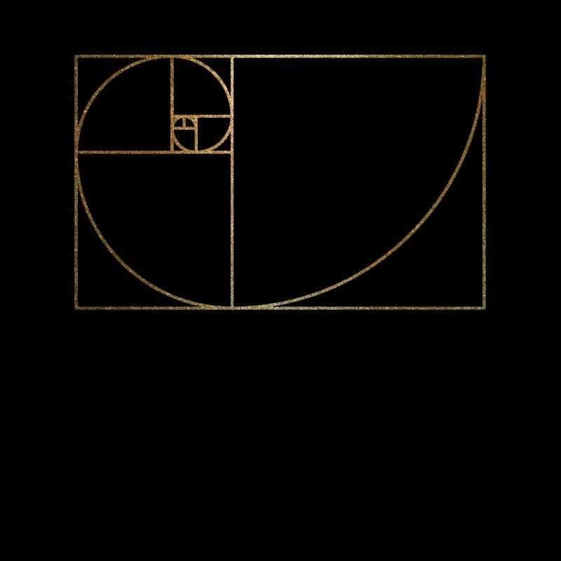 Fibonacci Sequence section d'or en spirale