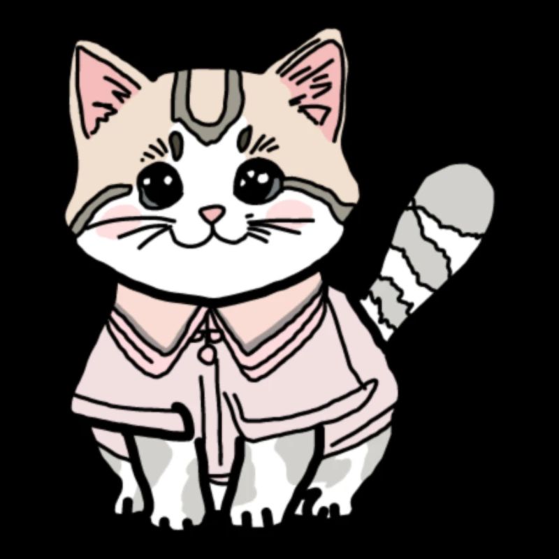 Katze mit Pulli