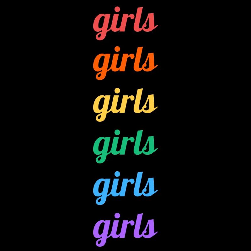 Lesbische Mädchen Regenbogen Text