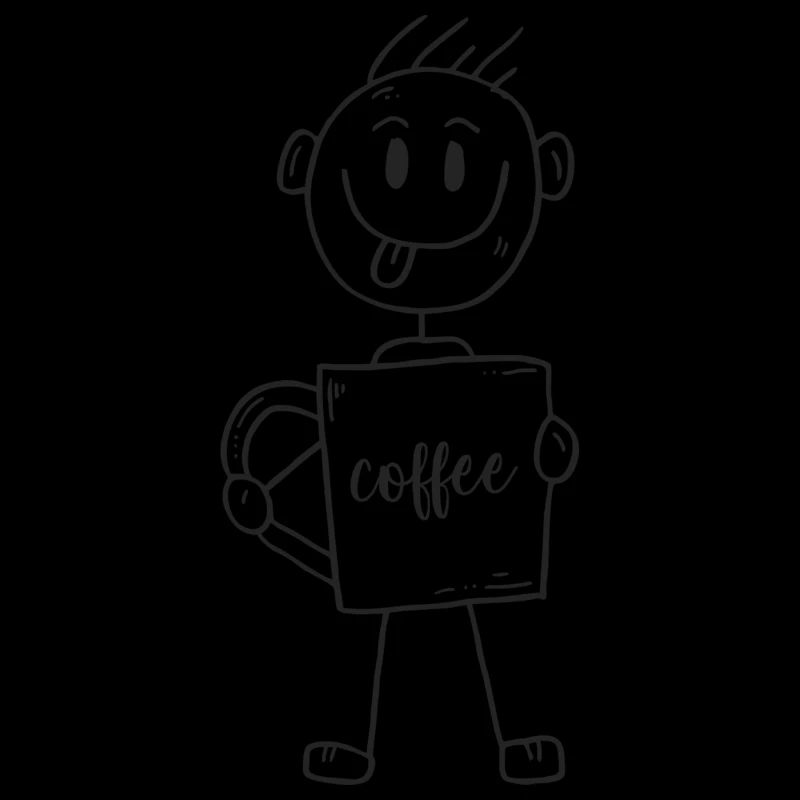 Kaffee Männchen Geschenk Geschenkidee