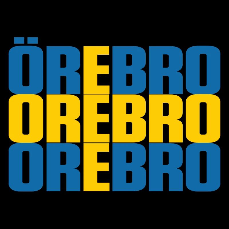 Örebro Suède Drapeau