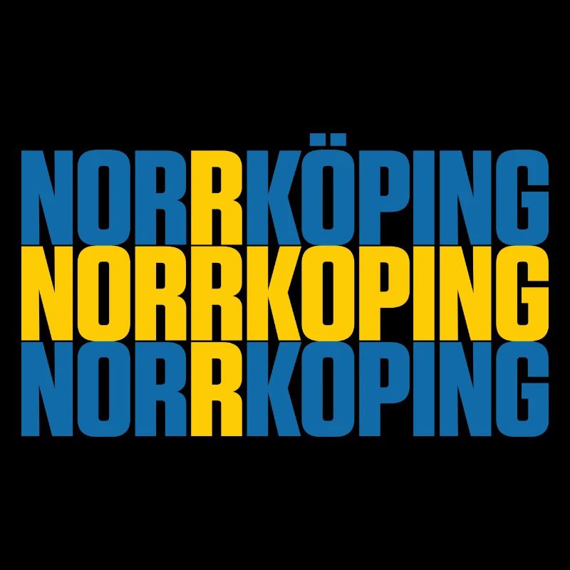Norrköping Suède Drapeau