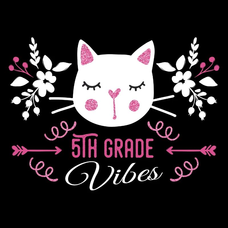 5th grade | Grade Vibes Back to School Cute Cat