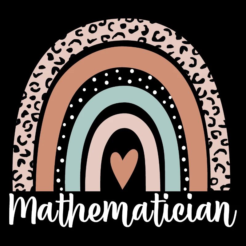 Mathématicien Arc-en-ciel Léopard Drôle Mathématicien