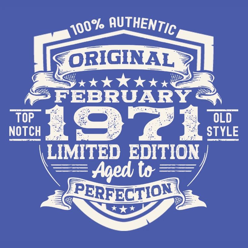 February born 1971 52nd birthday gift man