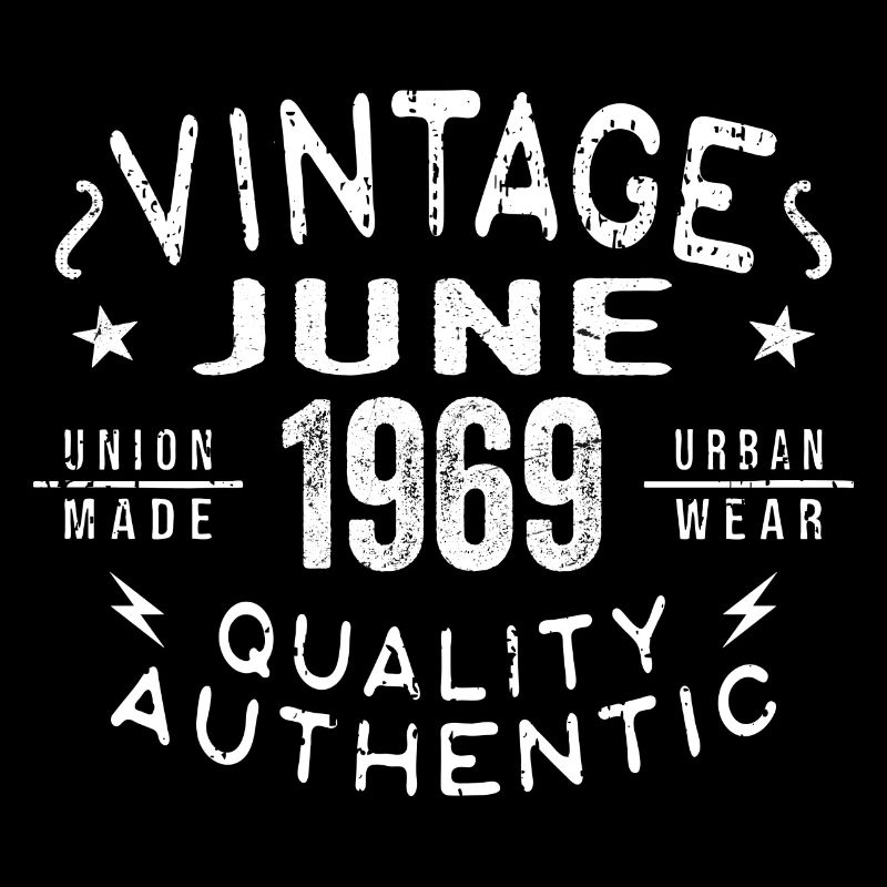 1969 Juni 1969 Jahrestag Juni 1969 Juni Geburtstag