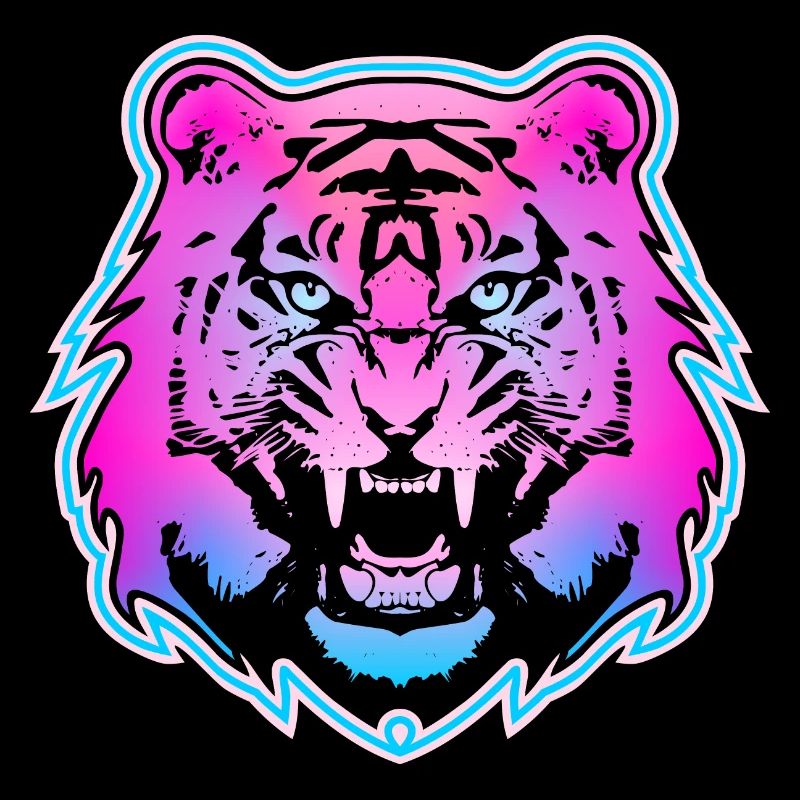 Colorful tiger - 1