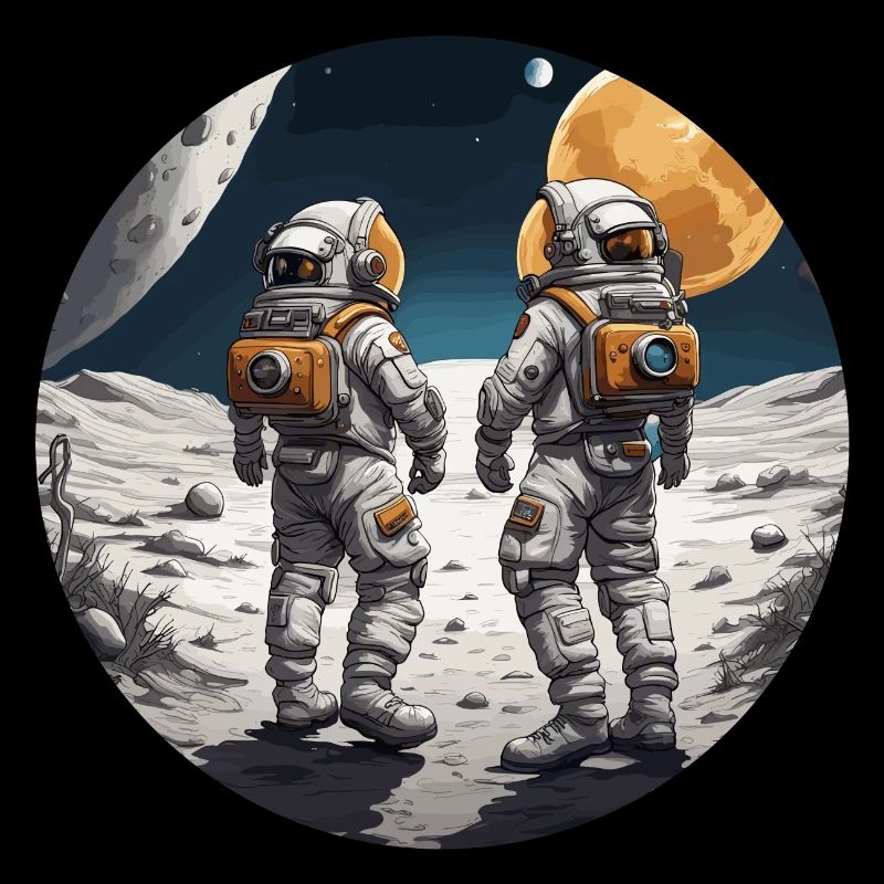 Astronaute / Espace / Vaisseau spatial / Lune / Espace