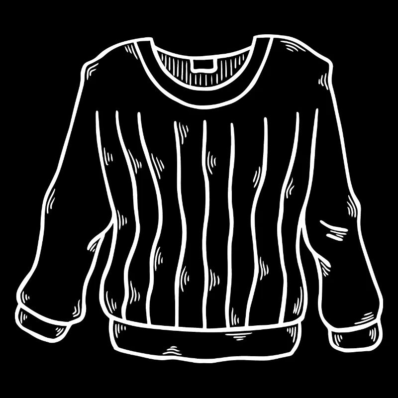 Pullover ausgeleihert