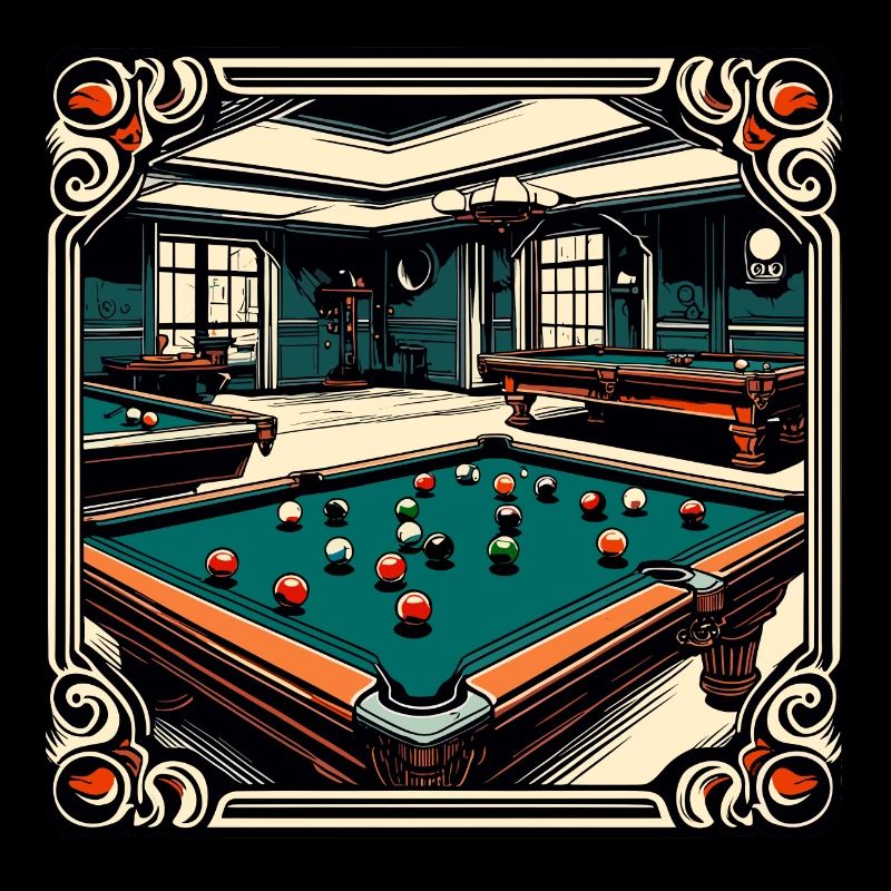 Billard / Boule de billard / 8 boules / billard / Kö