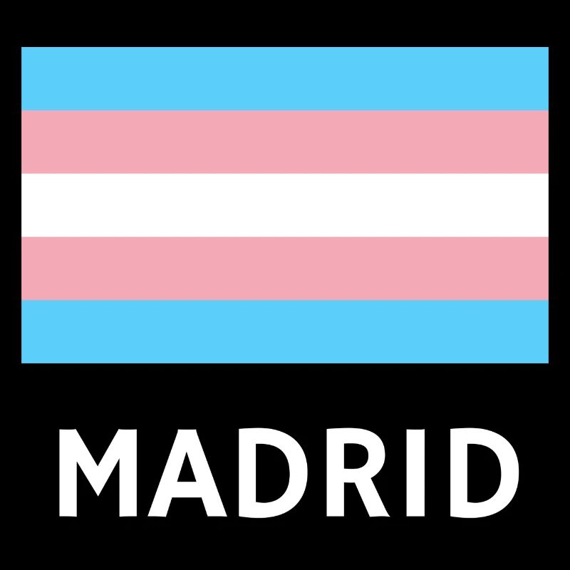 Drapeau de la Trans Pride Madrid