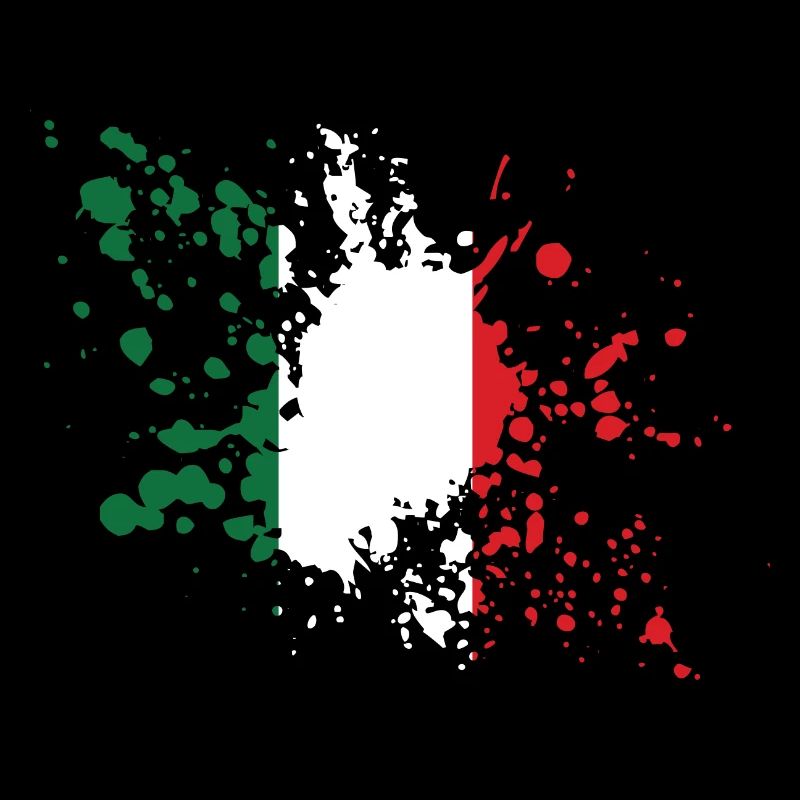 Italy Flag Stain Design