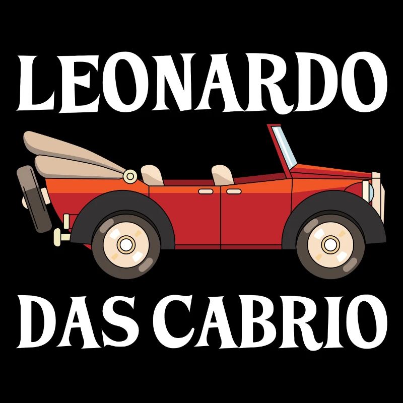 Leonardo das Cabrio lustig Geschenk