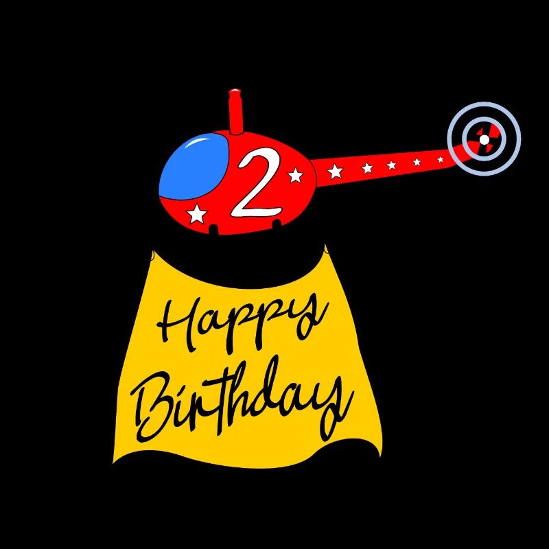 Helicopter Happy Birthday 2