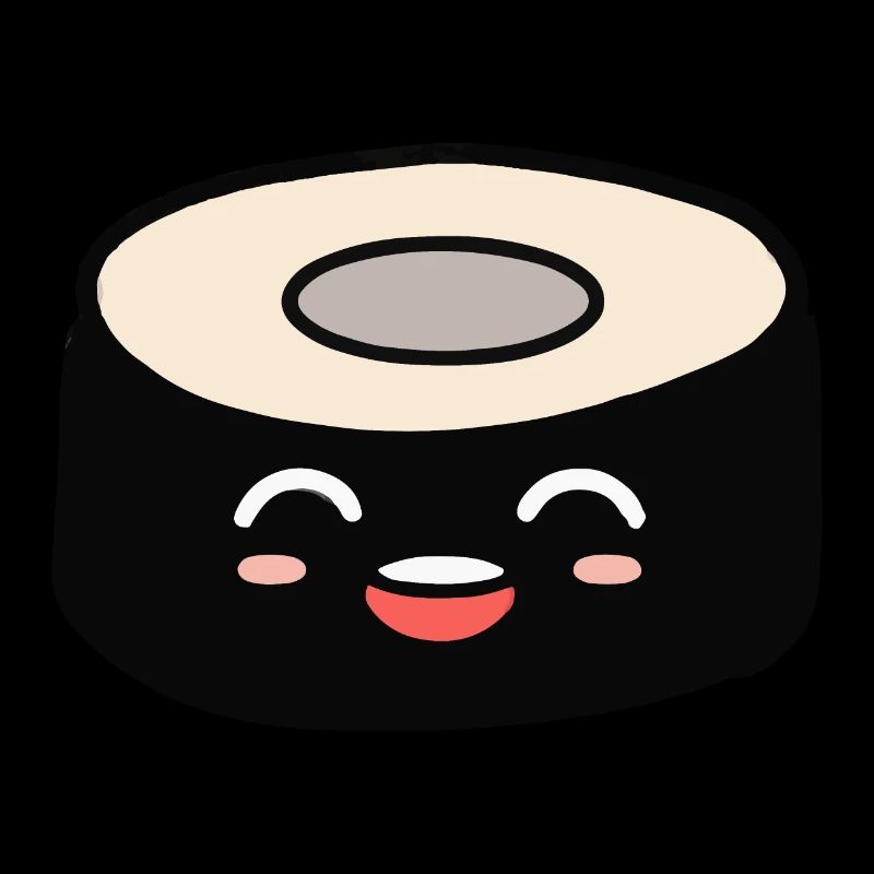 Sushi with a cute face