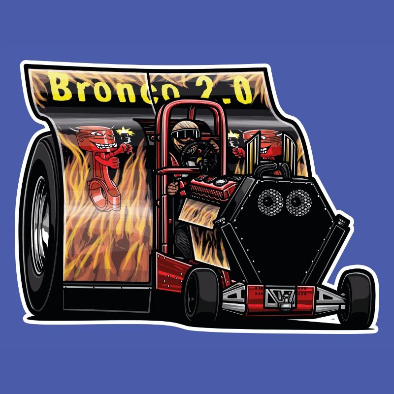 Tractor Pulling // Illustration