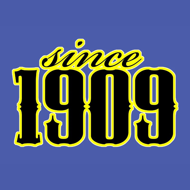 since 1909 (black)