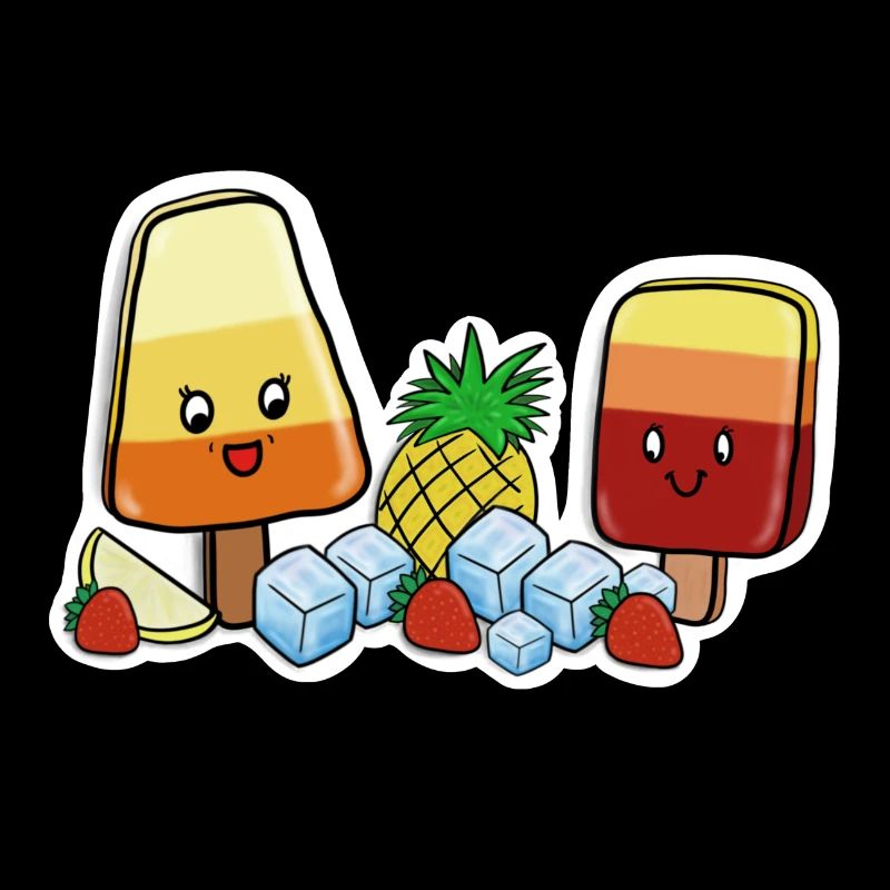 Kawaii-Eis am Stil