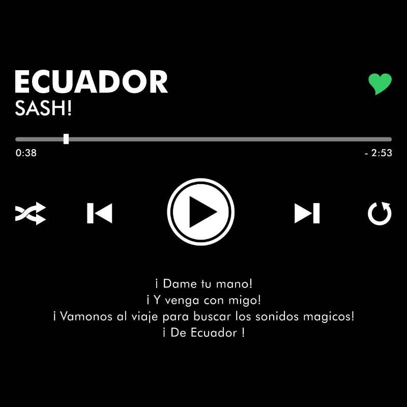 ECUADOR - Play Button & Lyrics