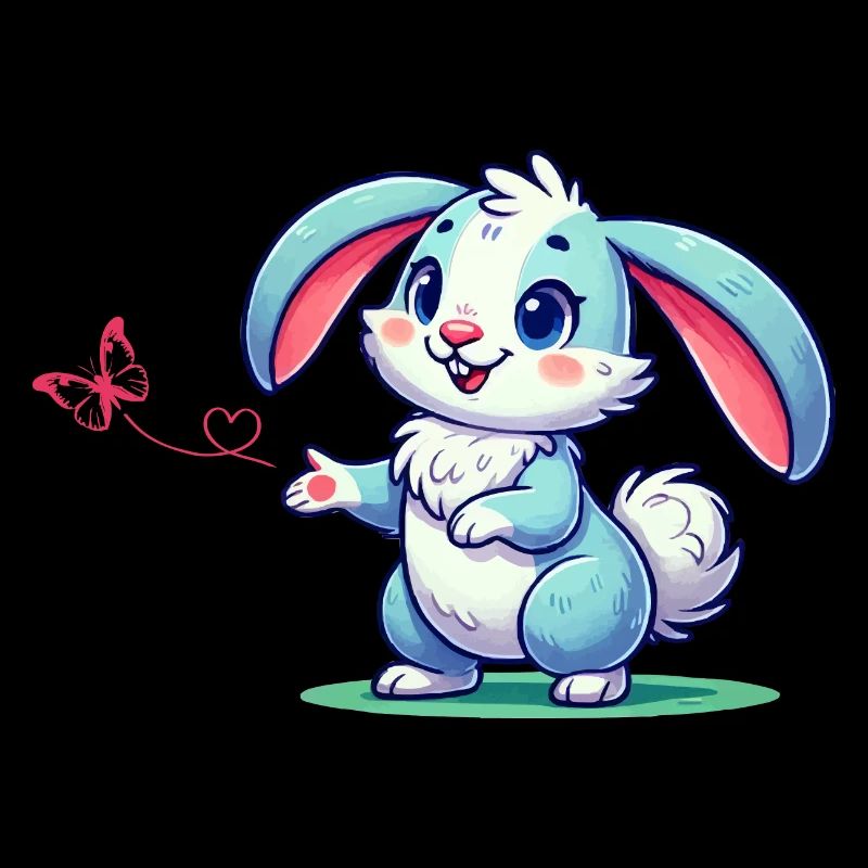 rabbit butterfly