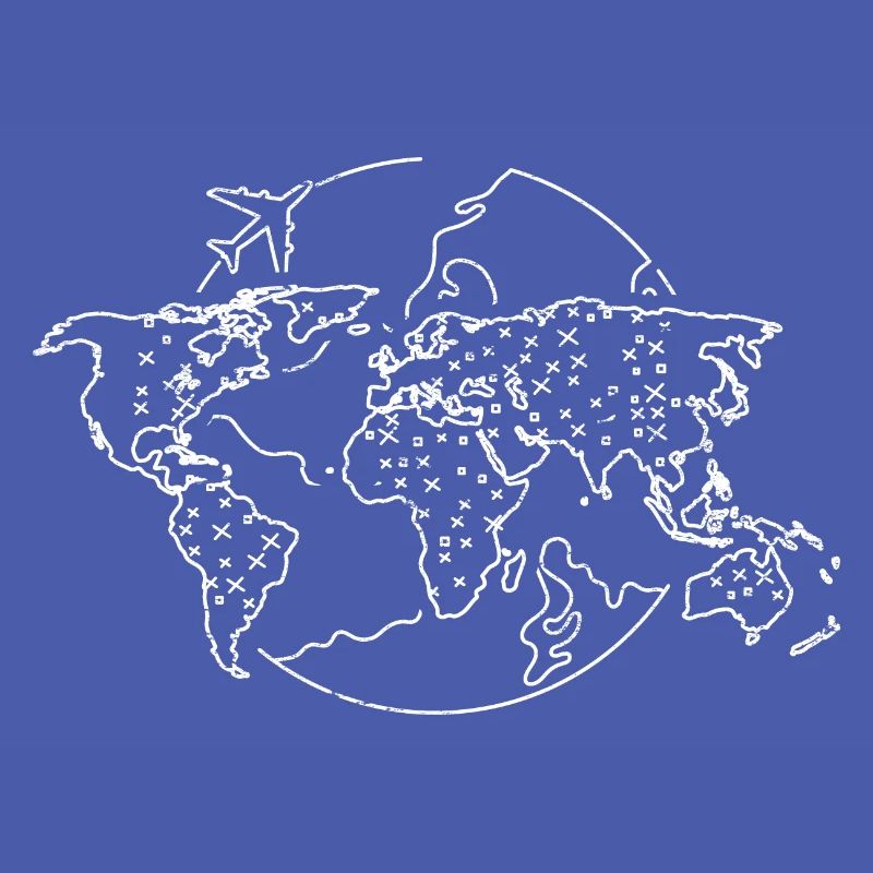 Globe Map Gift International World Map