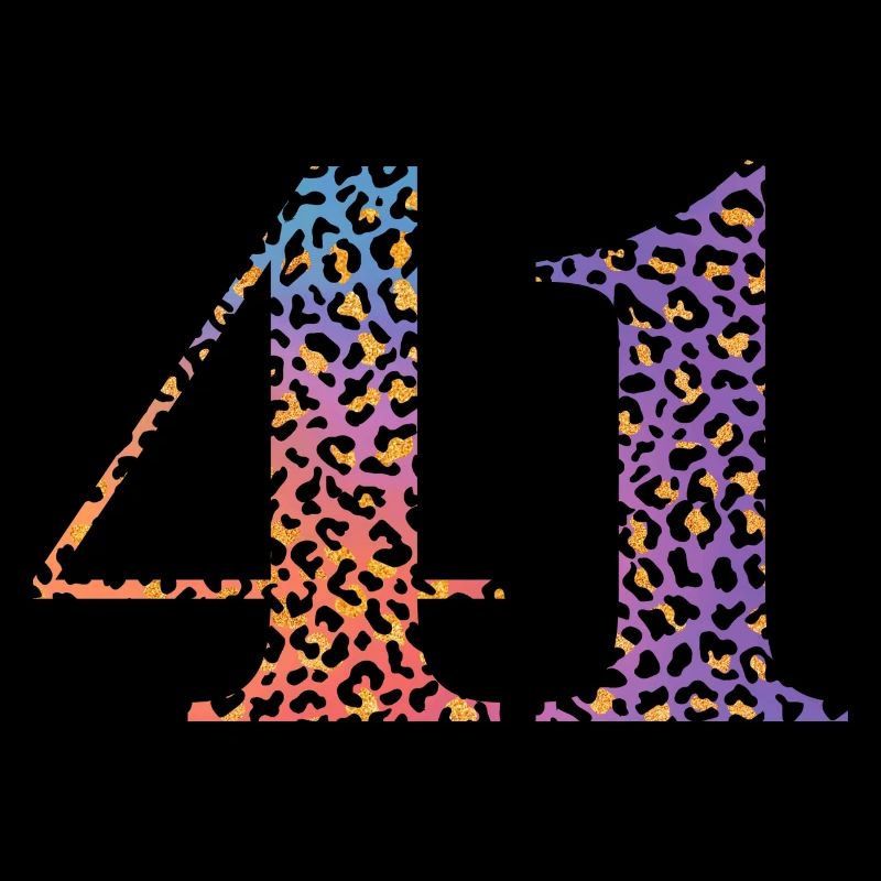 41st Birthday Leopard