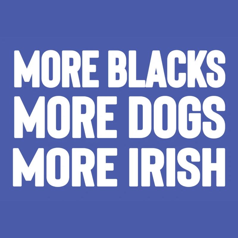 Plus de Noirs Plus de Chiens Plus d’Irlandais