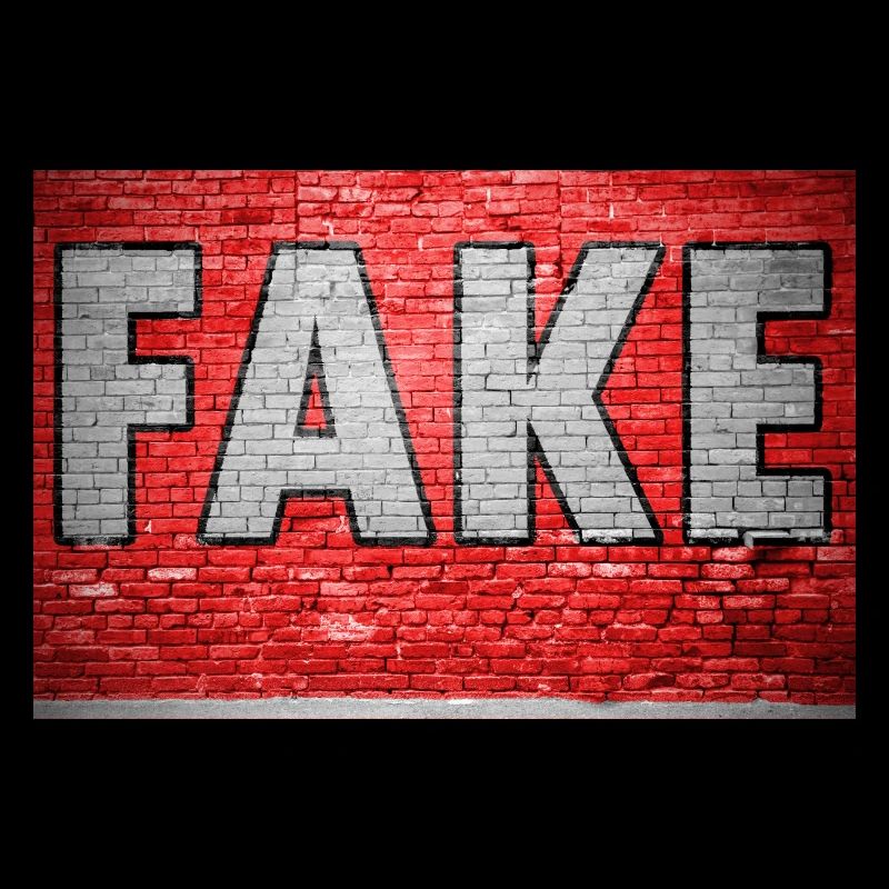 Faux graffiti de mur de briques