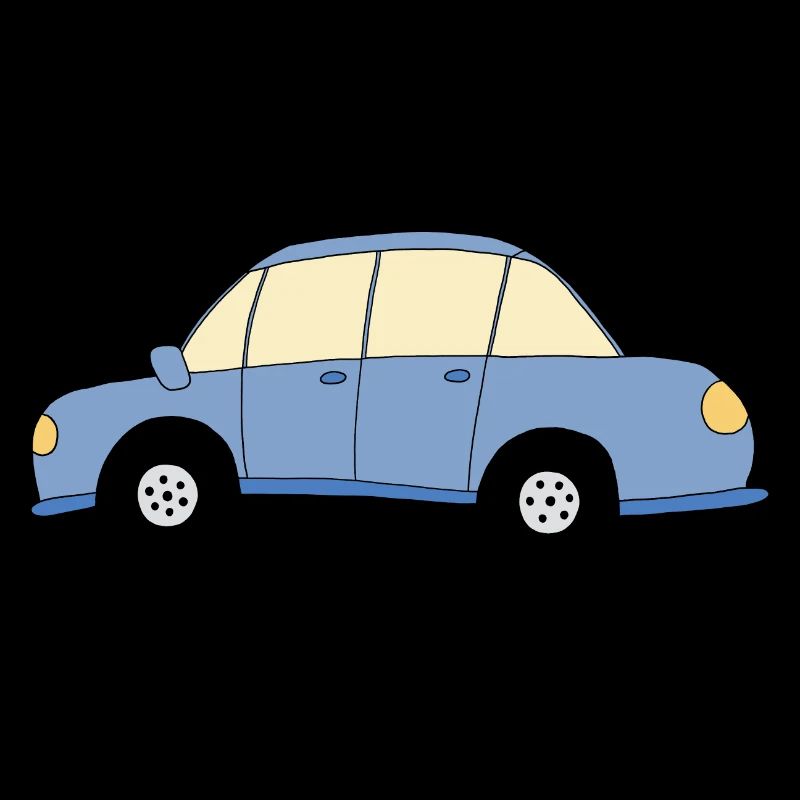 Blaues Auto