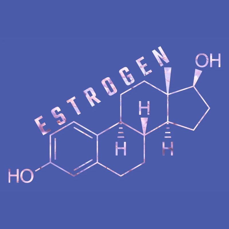 Östrogen-Molekül