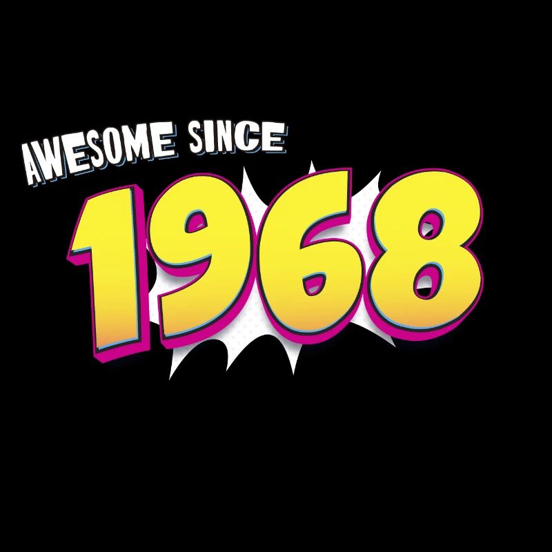 Retro 55. Geburtstag im Pop-Art-Comic-Stil