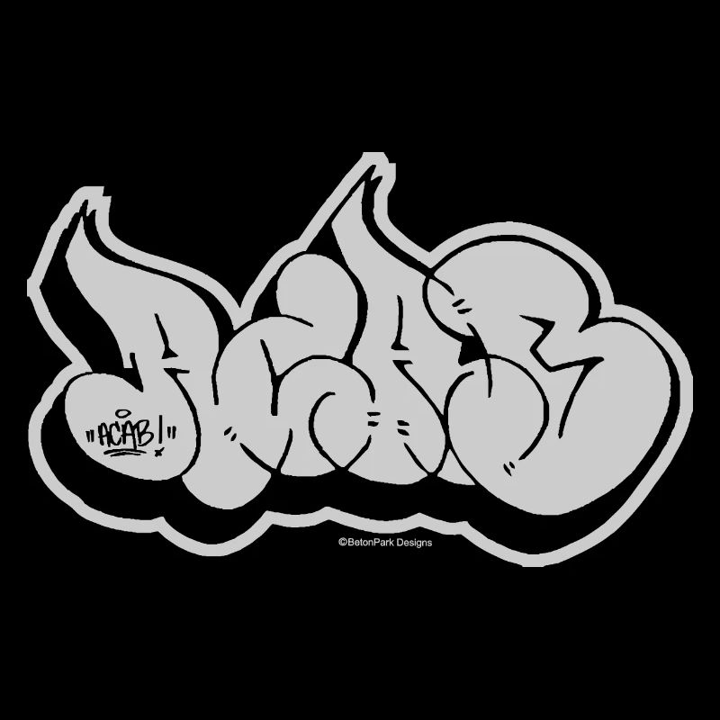 ACAB Graffiti Throw up