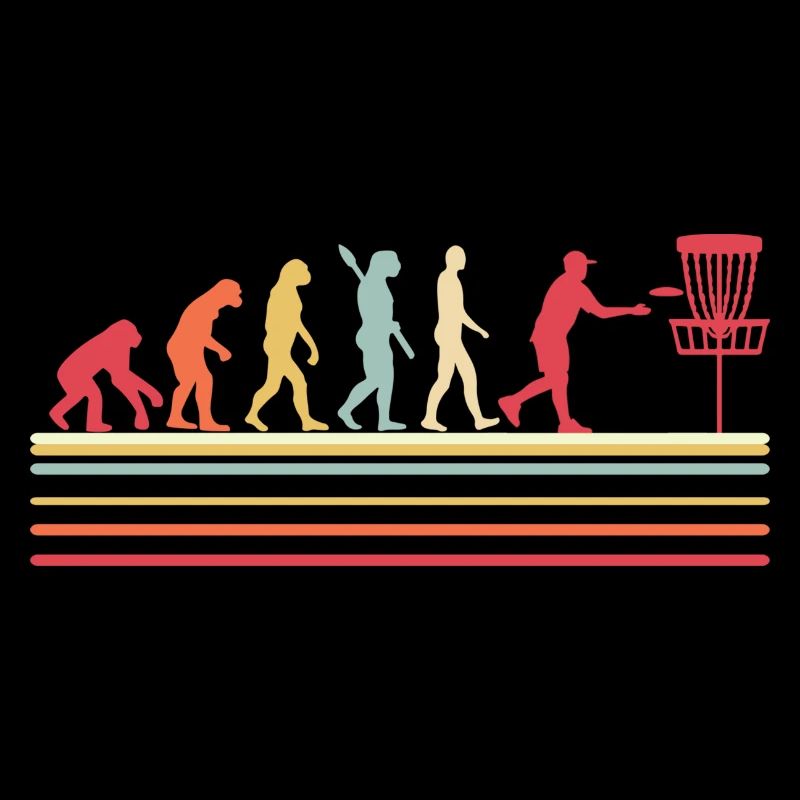Disc Golf Disc Golfer Evolution Sport