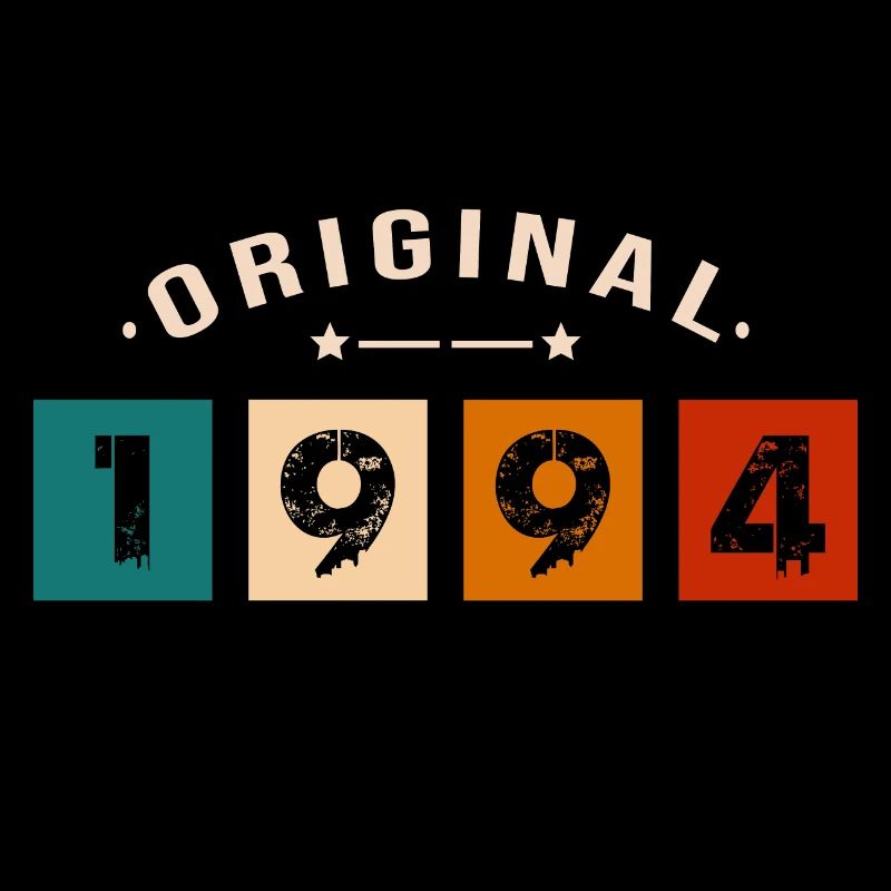 Original 1994 Vintage - Présent D’anniversaire 199