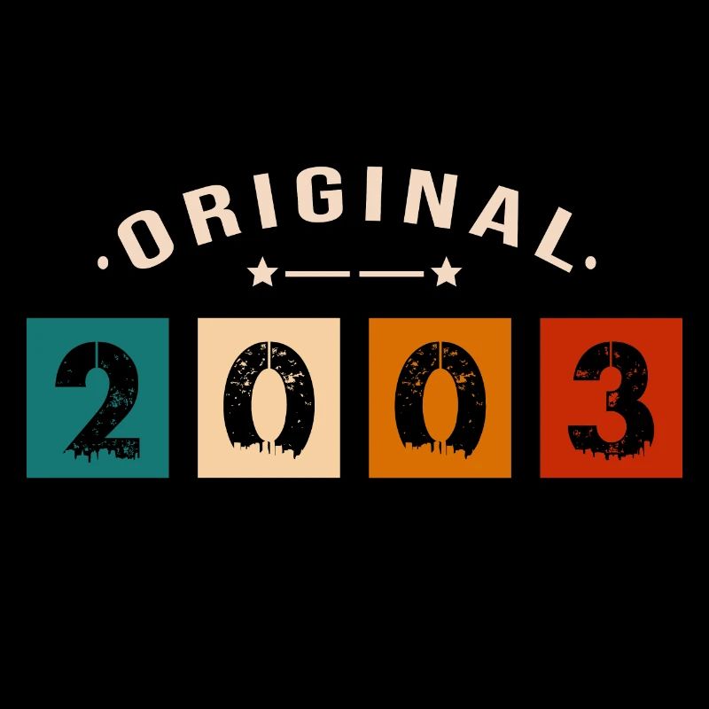 Original 2003 Vintage - Présent D’anniversaire 200