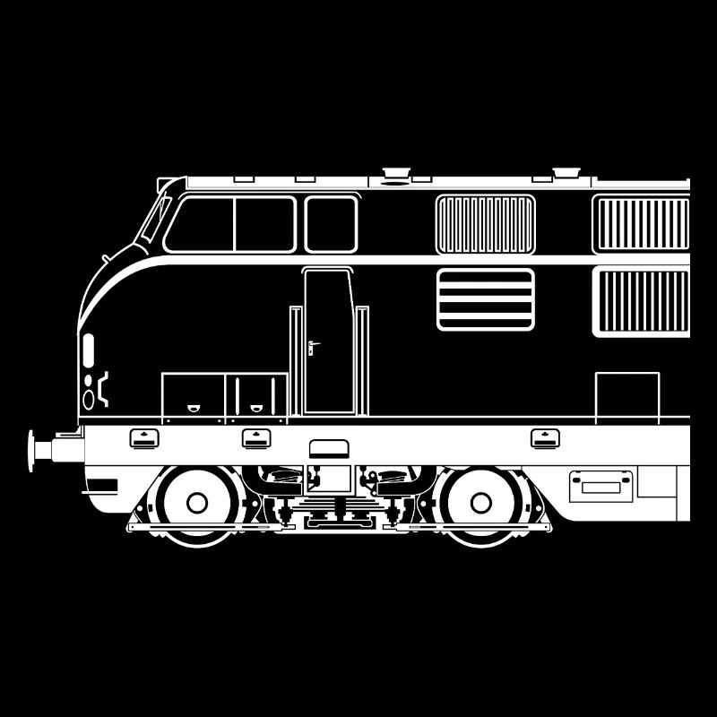 BR 221 line half white
