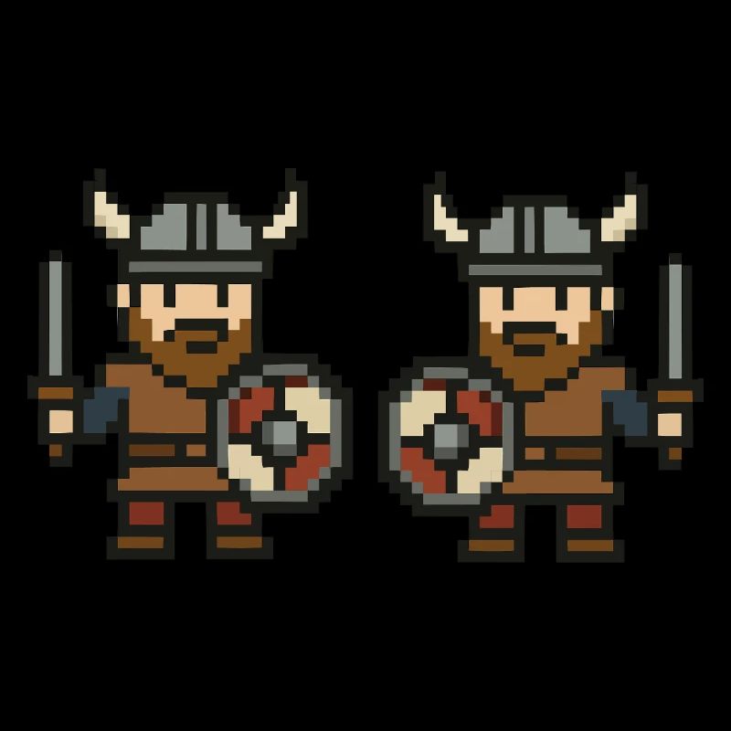 wikinger comic pixel 2