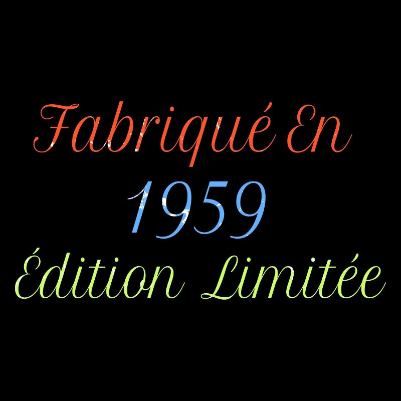 Rétro Fabriqué En 1959 Édition Limitée Présente