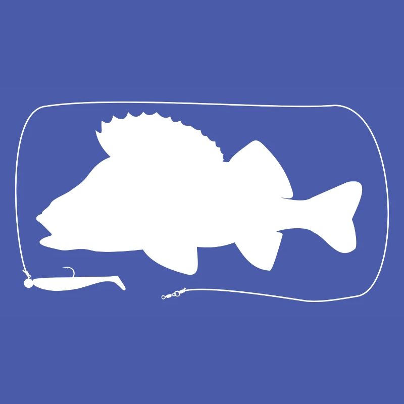 Perch with softbait