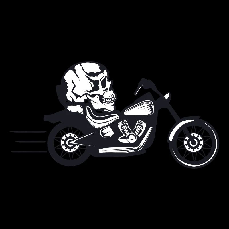 motorcycle skull skull biker