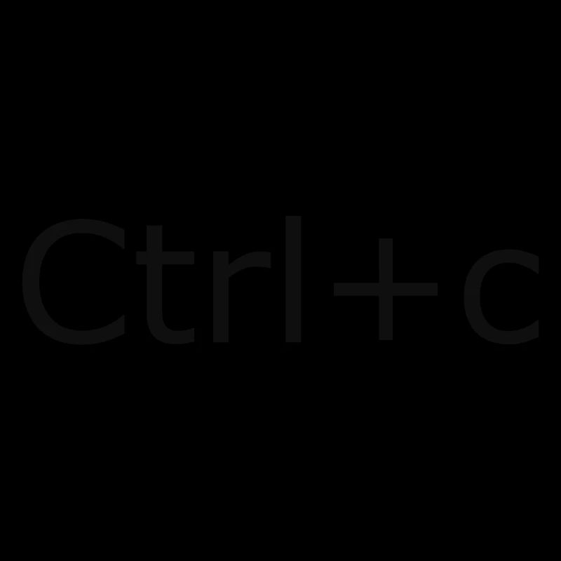 Ctrl+C